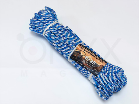 Трос Onyx&Hunter 6x25. 6мм 25м зусилля на розрив 500 кг,мотузка,канат,шнур