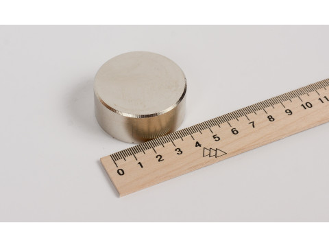 Неодимовий магніт великий диск (шайба) 45х20мм N45