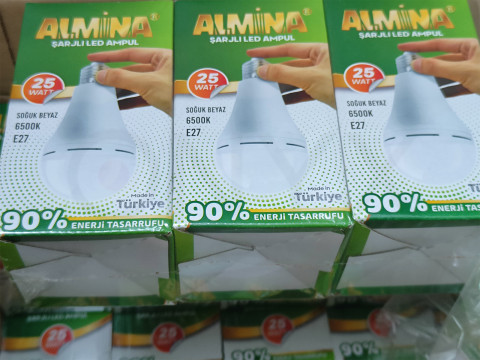 Світлодіодна лампа з акумулятором ALMINA DL-1025, 25W  