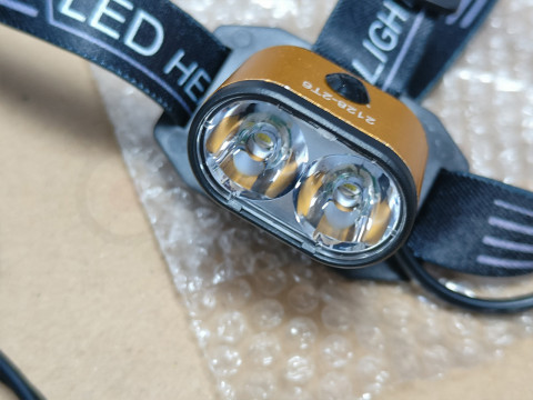Яскравий ліхтарик Led Power K-28 T6x2 зі світлодіодом CREE T6 Золотий