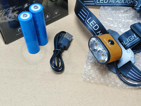 Яскравий ліхтарик Led Power K-28 T6x2 зі світлодіодом CREE T6 Золотий