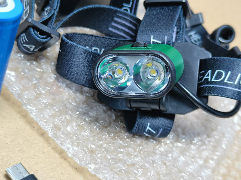 Яскравий ліхтарик Led Power K-28 T6x2 зі світлодіодом CREE T6 Зелений