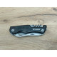 Туристичний ніж-мультитул Traveler MS-001 Black  з чохлом