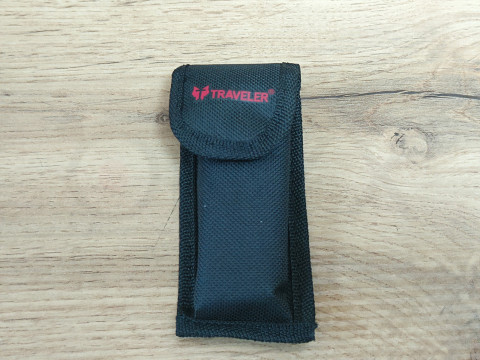 Туристичний ніж-мультитул Traveler MS-001 Blue  з чохлом