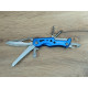 Туристичний ніж-мультитул Traveler MS-001 Blue  з чохлом