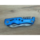 Туристичний ніж-мультитул Traveler MS-001 Blue  з чохлом
