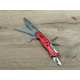 Туристичний ніж-мультитул Traveler MS-001 red  з чохлом