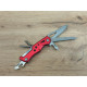 Туристичний ніж-мультитул Traveler MS-001 red  з чохлом