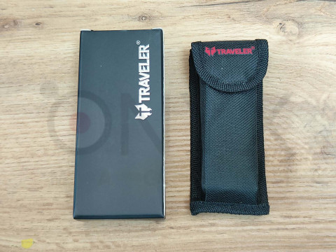 Тактичний мультитул-ніж Traveler з ліхтарем 10 в 1 MS002G з чохлом
