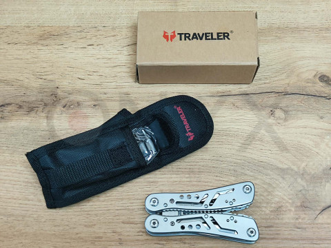 Тактичний мультитул Traveler Deluxe MT-629-PG 14 в 1 з чохлом