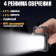 Фонарик-брелок тактический с магнитом многофункциональный BL J031 COB с USB-зярядкой