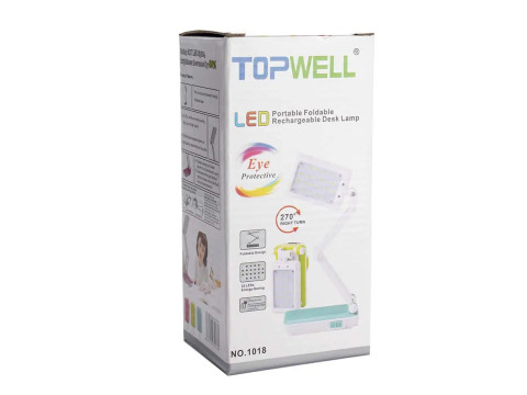 Настільна діодна лампа 24 діода Topwell Optimus 1019 pink, blue, green (Трансформер)