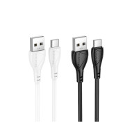 Кабель USB Borofone BX121 Type-C 3A чорний