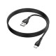 Кабель USB Borofone BX121 Type-C 3A чорний