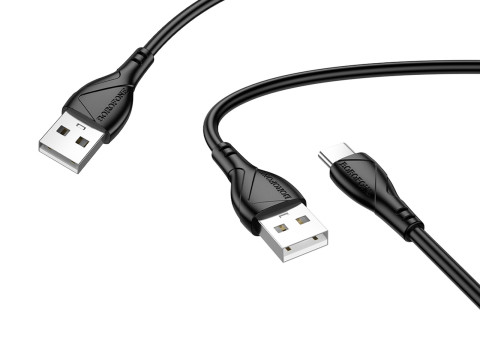Кабель USB Borofone BX121 Type-C 3A чорний