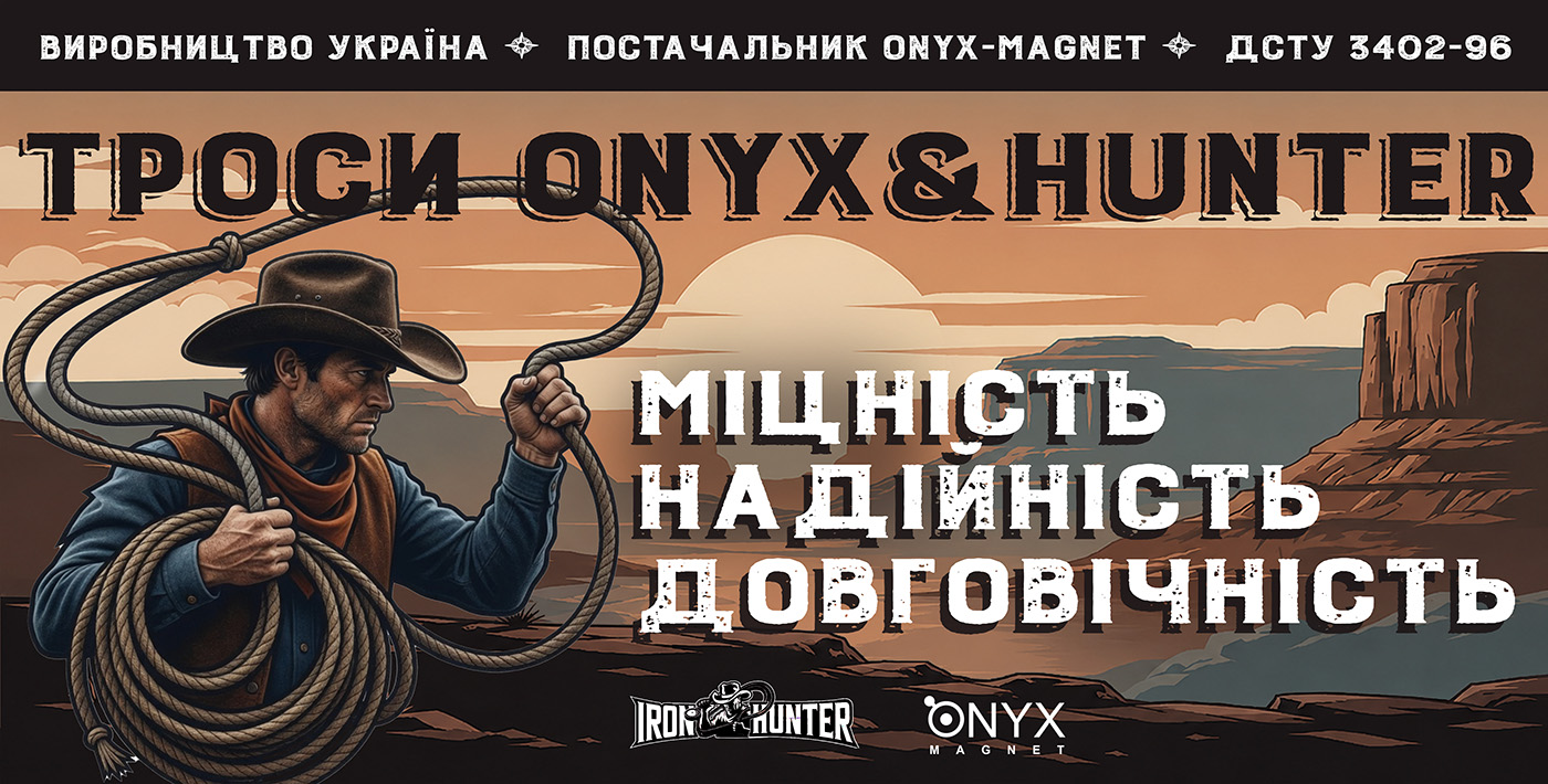 Надійні троси Onyx Hunter